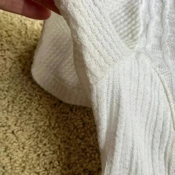 Anthropologie White Textured Sweater - Picture 8 of 8